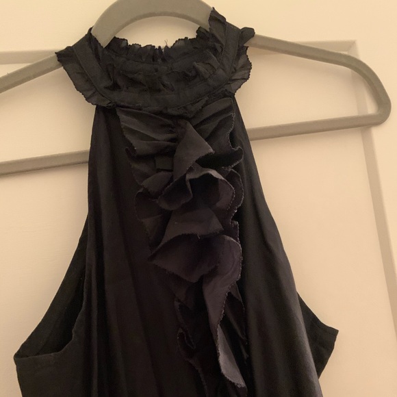 Boutique black patterned dress - Picture 3 of 6